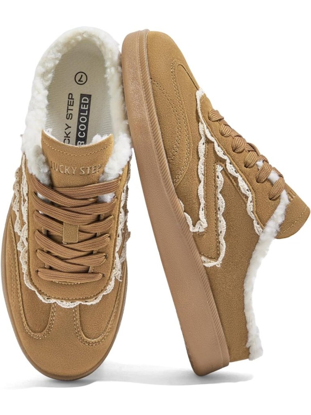 Stylish Women's Lace-Up Casual Sneakers - Trendy, Comfortable & Versatile